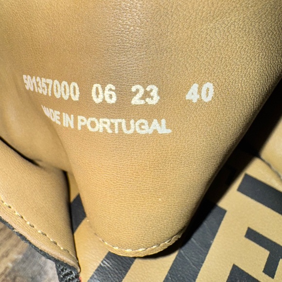 Fly London Black Leather Slide Sandals • Comfortable Wedge Sole Size 40 US 9-9.5 - Picture 10 of 13